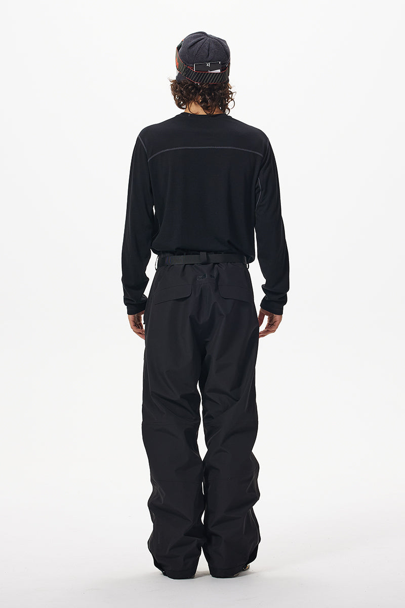 Capelin Crew Morten Snowboard Pant - Unisex in Black — Capelin Crew product image