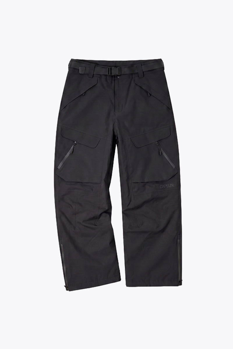 Capelin Crew Morten Snowboard Pant - Unisex in Black — Capelin Crew product image