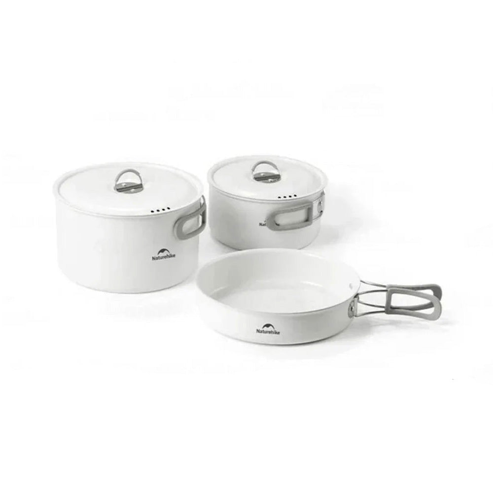 Naturehike Ceramic Non-Stick Pot Set 3-6 People Pot Set