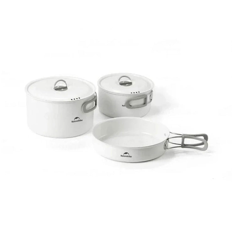 Naturehike Ceramic Non-Stick Pot Set 3-6 People Pot Set