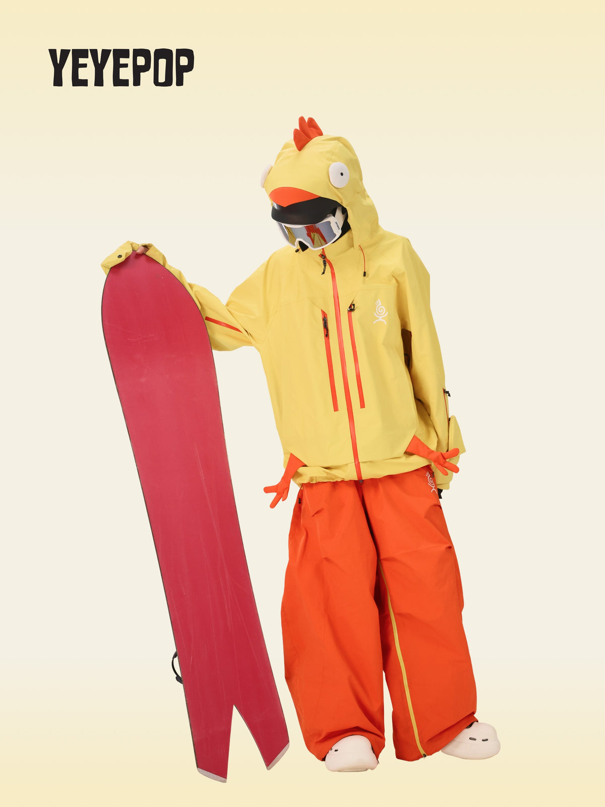 YEYEPOP Little Yellow Chick 3L Hard Shell Snow Jacket & Pants - Unisex