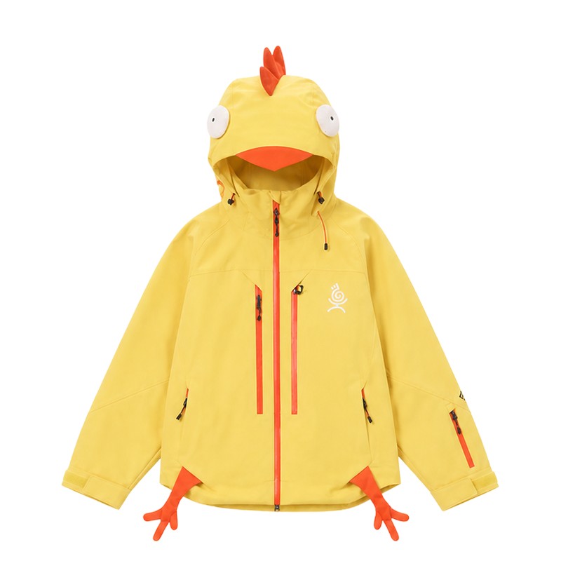 YEYEPOP Little Yellow Chick 3L Hard Shell Snow Jacket & Pants - Unisex