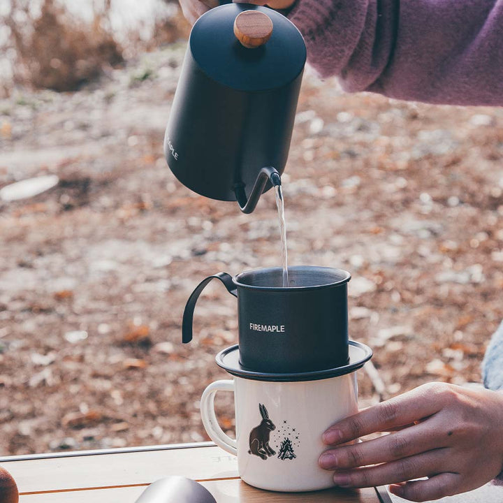 Fire Maple Coral Enamel Mug 350 mL