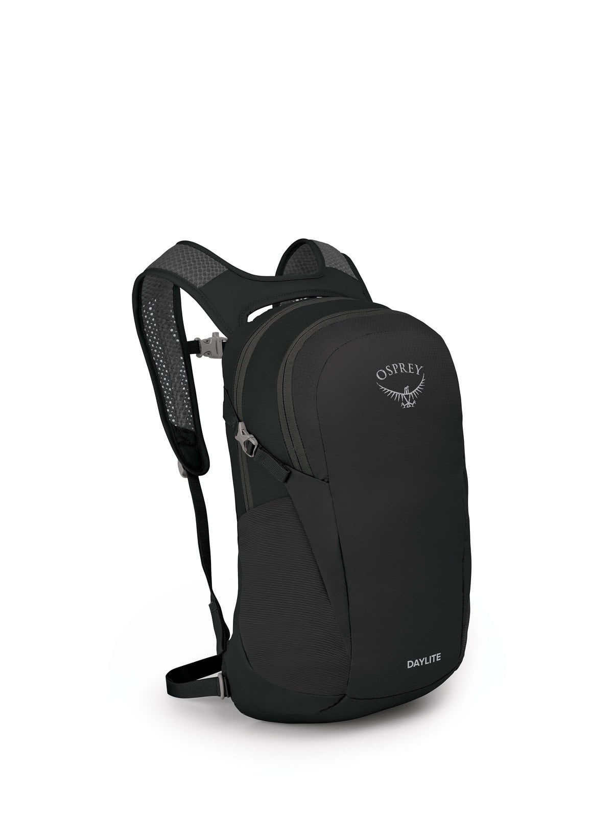 Osprey Daylite daypack in Black, white-background side view
