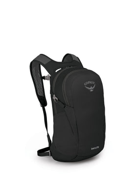 Osprey Daylite daypack in Black, white-background side view
