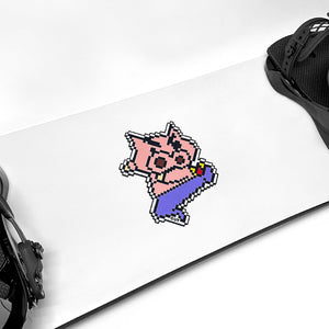 Gee Snowboards Snowboard Stomp Pad — pixel Buriburizaemon pig stomp pad
