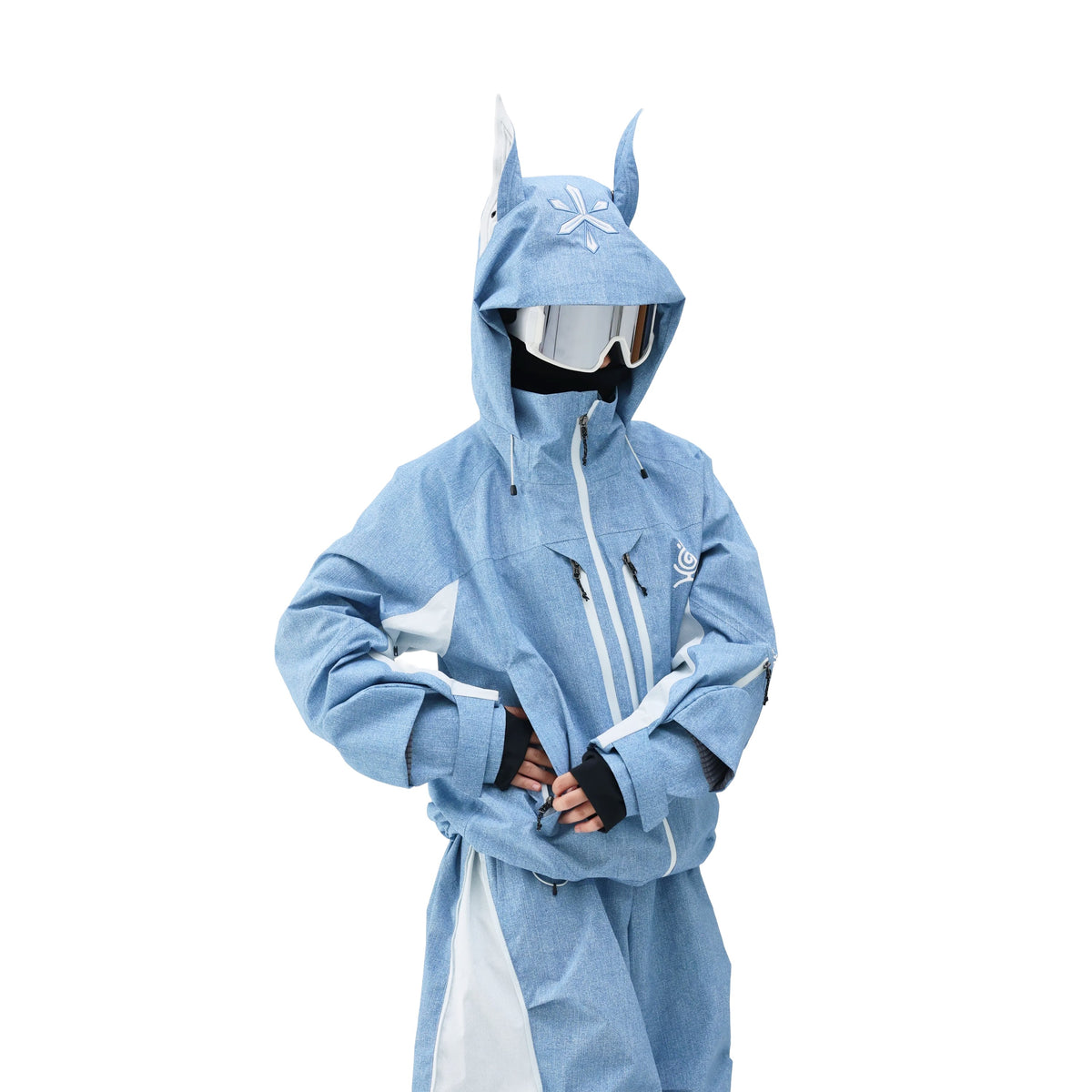 YEYEPOP Denim Doberman 3L Insulated Snow Jacket & Pants - Unisex