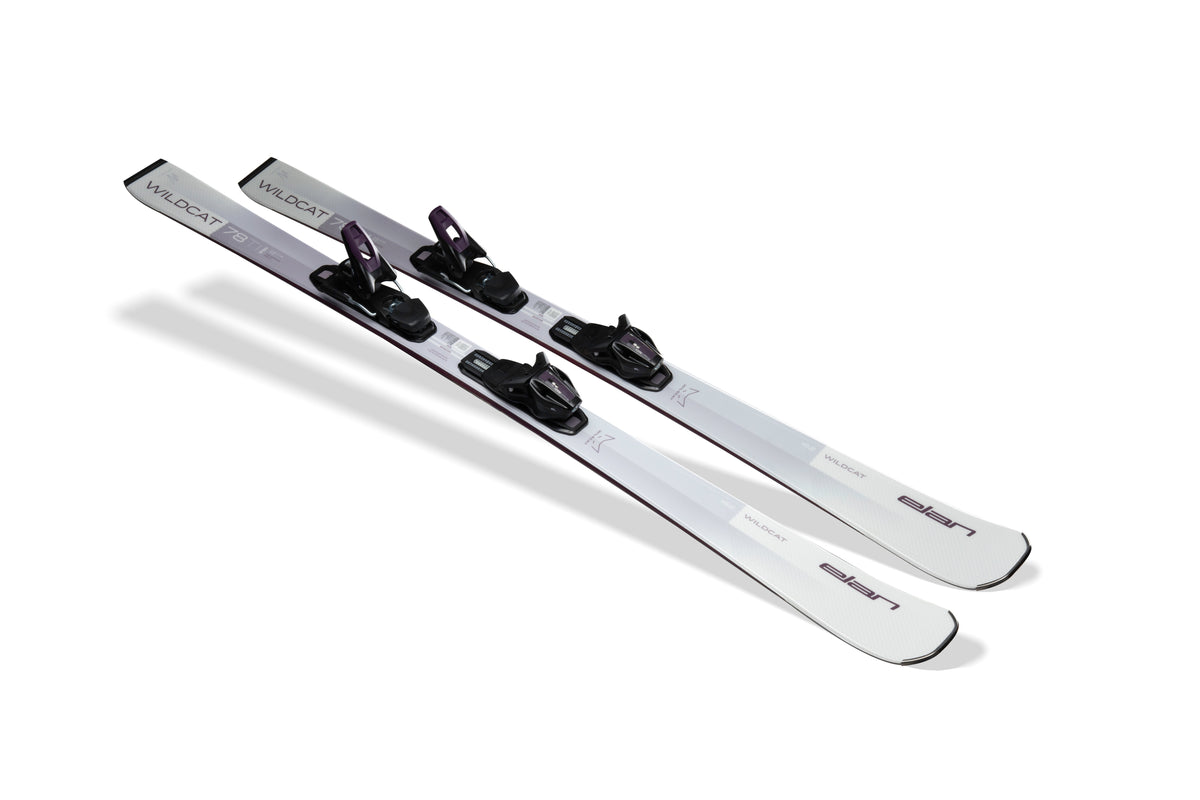 Elan Wildcat 78 Ti Skis + EL 9.0 GW Bindings - Women's - three-quarter view