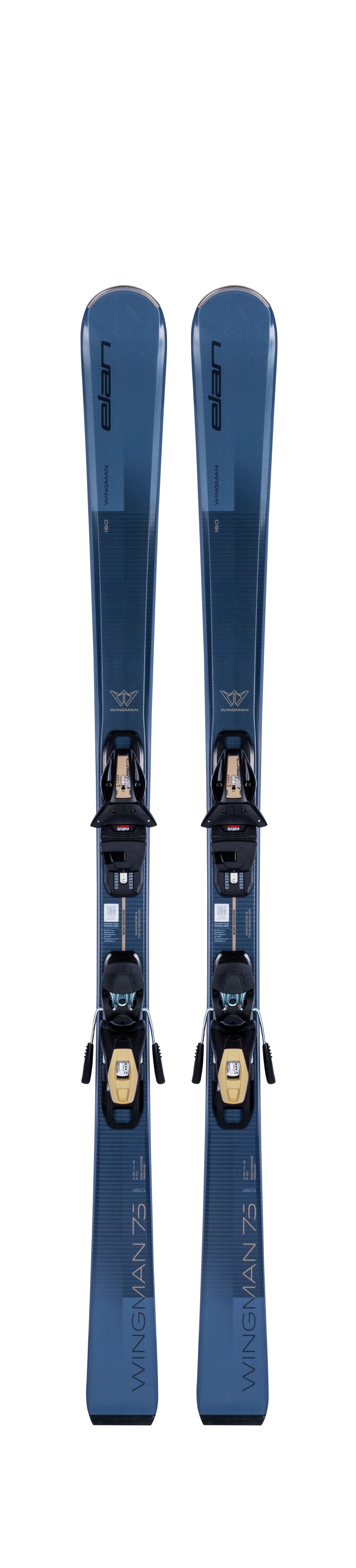 Elan Wingman 75 Blue Skis + EL 9.0 GW Bindings - Men's - pair