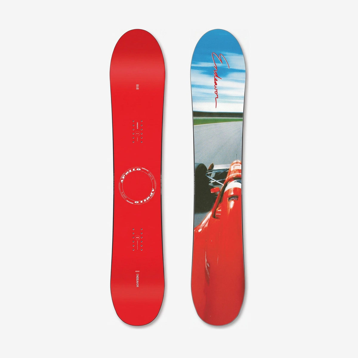 Endeavor Apollo Snowboard - Unisex - top and base detail