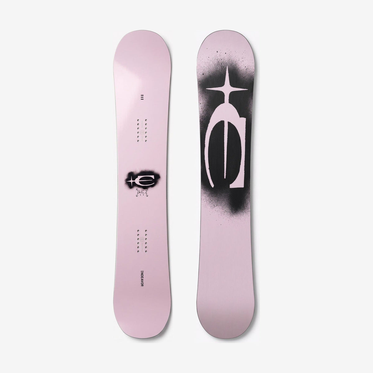 Endeavor Live Snowboard - Women's - top and base detail
