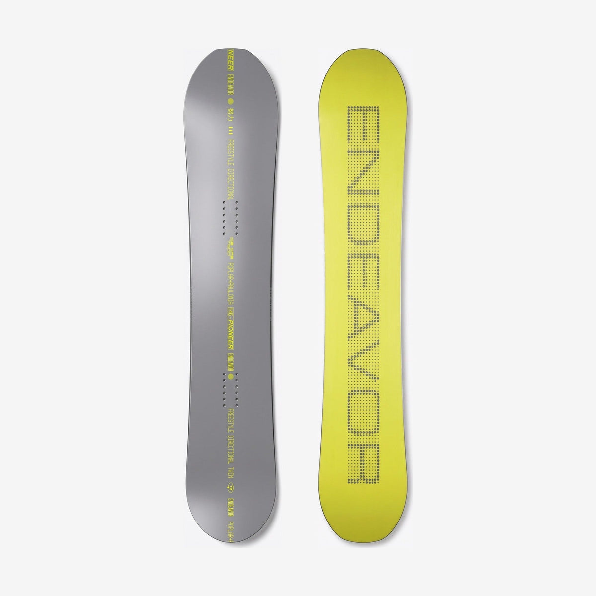 Endeavor Pioneer Snowboard - Women's - top and base detail