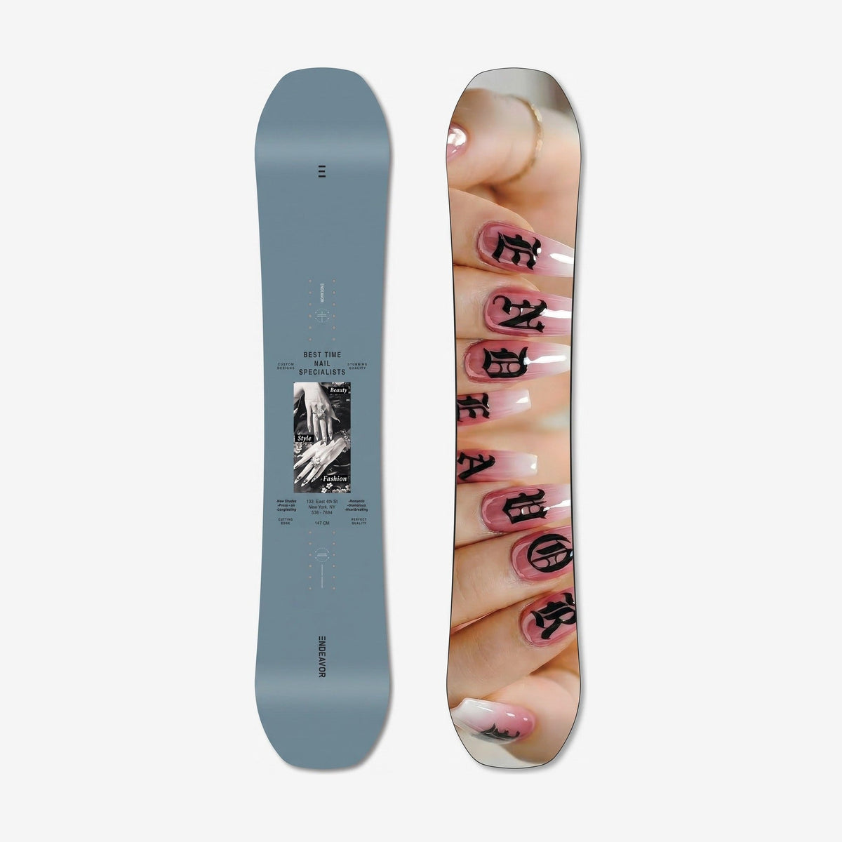 Endeavor Ranger Snowboard - Women's - top and base detail