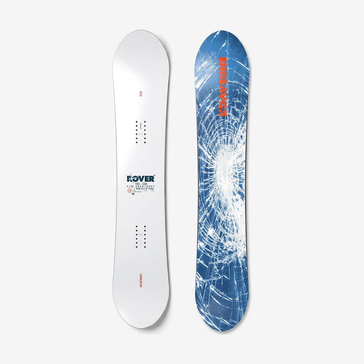 Endeavor Rover Snowboard - Unisex - top and base detail