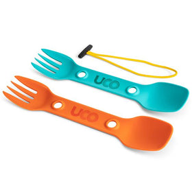 UCO Utility Spork 3-in-1 camping utensil with fork, spoon and serrated edge