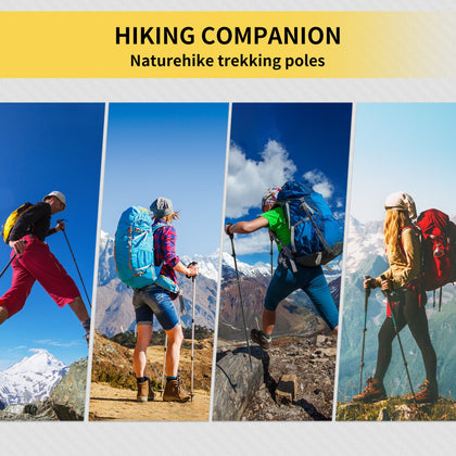 Naturehike Gale Terk EXT Full Carbon 5-section Adjustable Folding Trekking Pole