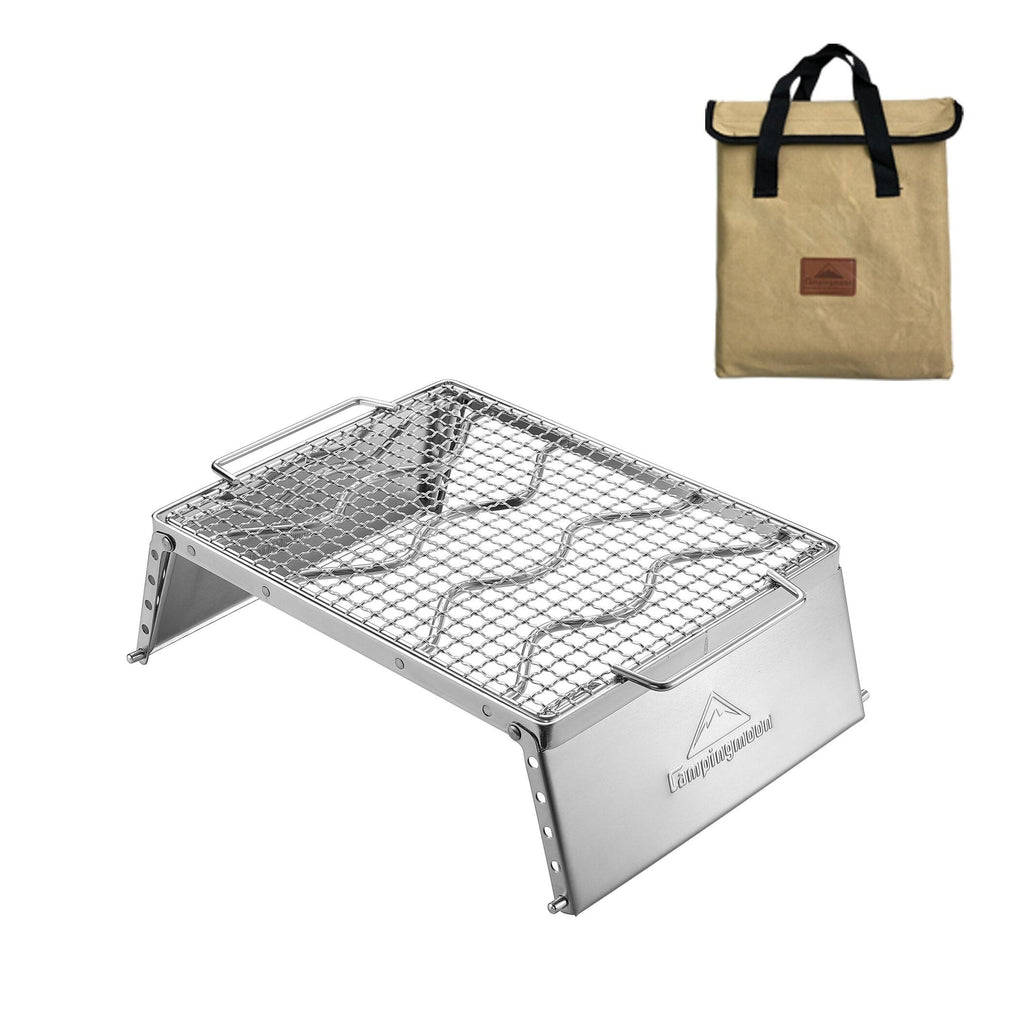Camping Moon MS -1018-SW Portable Stainless Steel Campfire Grill