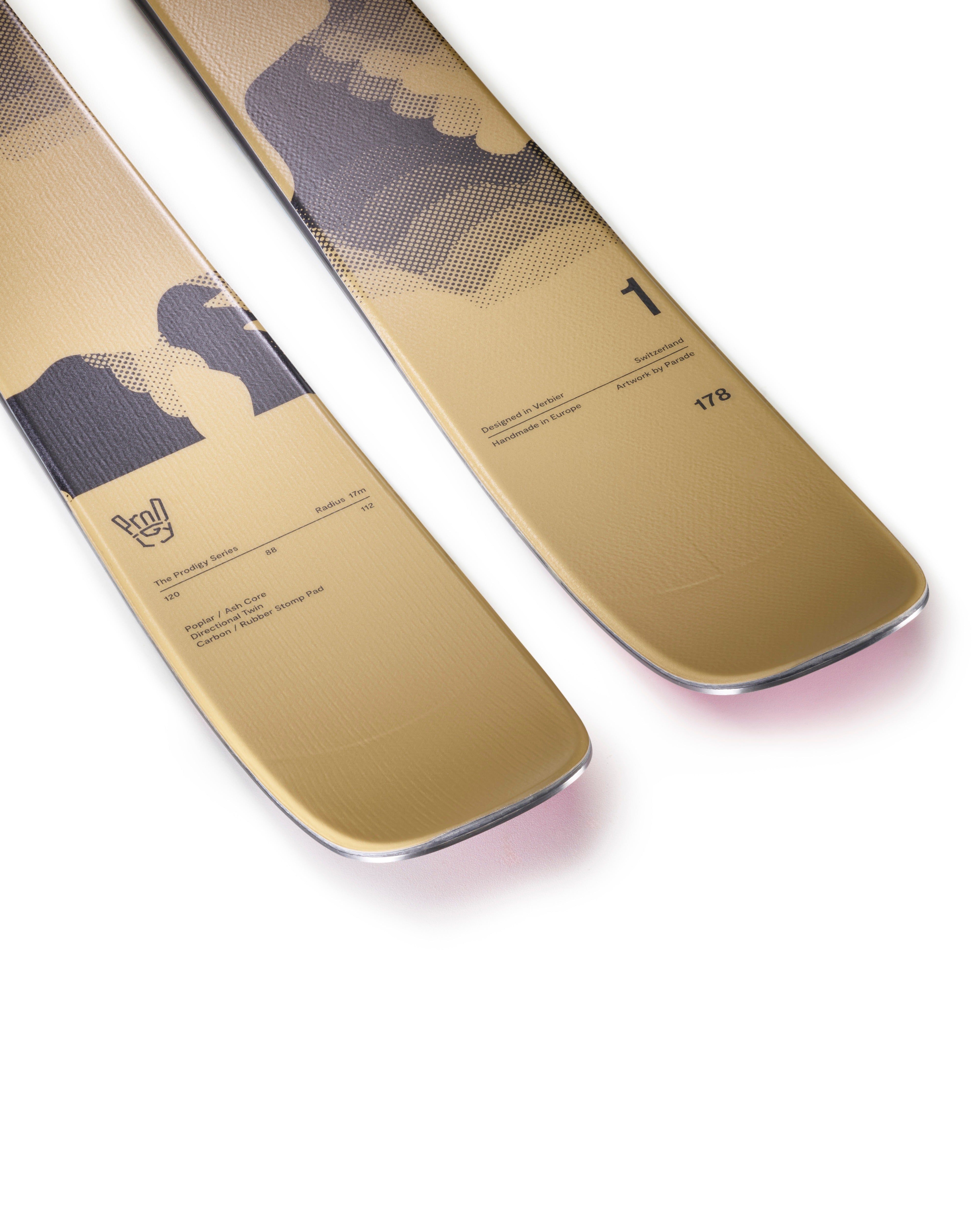 Faction Prodigy 1 Skis - tail detail
