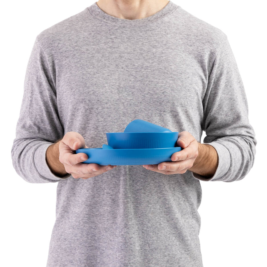 Camp Dinnerware Set - Cendre Blue
