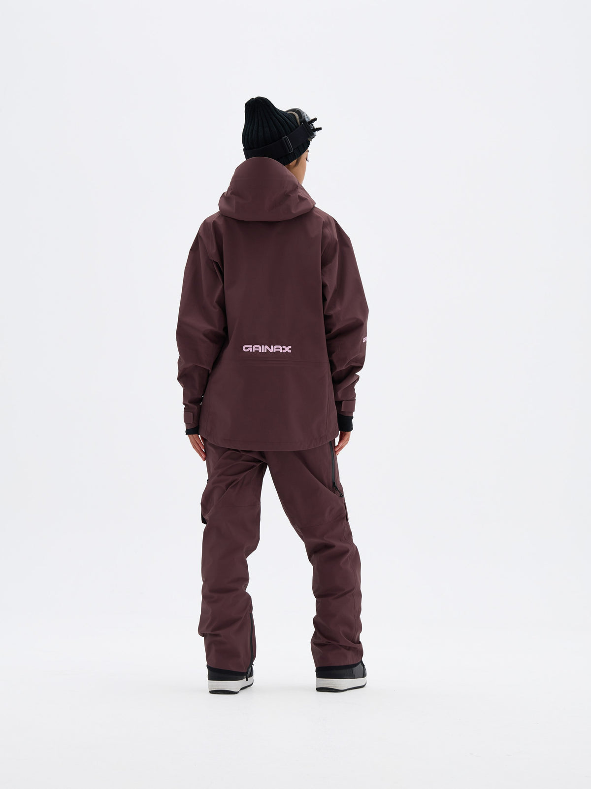 Gainax N1N 3L Snow Jacket — Cocoa Brown, on model