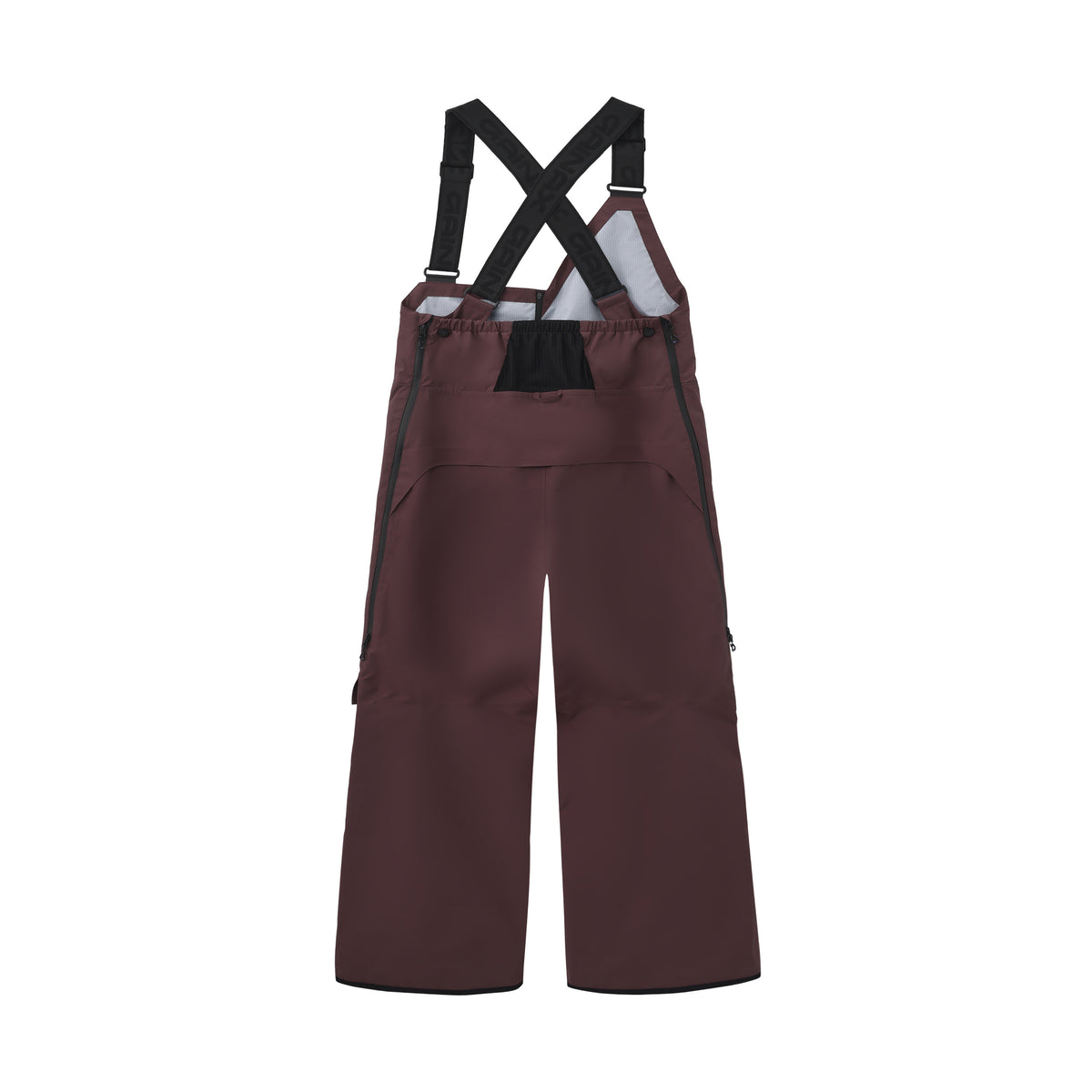 Gainax NT1 3L Snow Bibs — Cocoa Brown, back