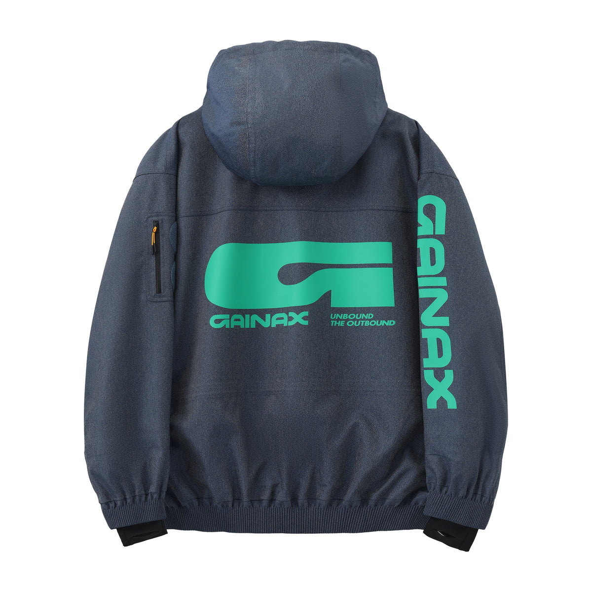 Gainax X5 3L Snow Jacket — Denim Blue, back