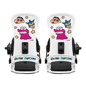 Gee Snowboards × Crayon Shin-chan Waniyama Snowboard Binding - back