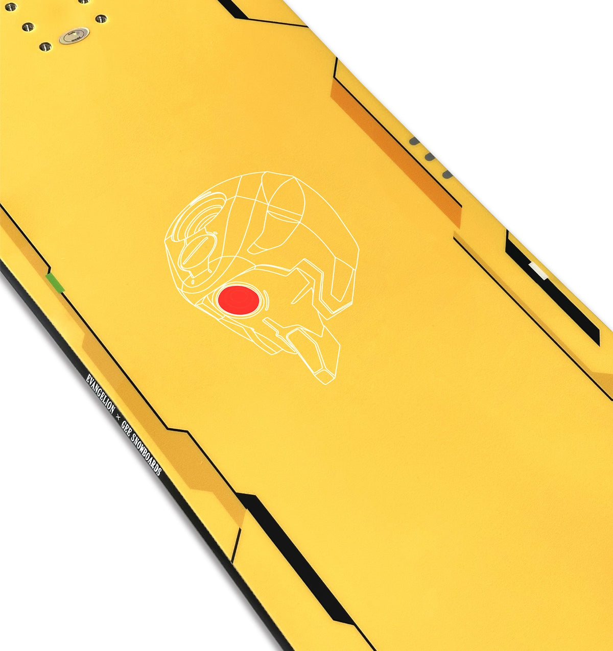 Gee Snowboards × Evangelion Unit-00 Snowboard - topsheet detail