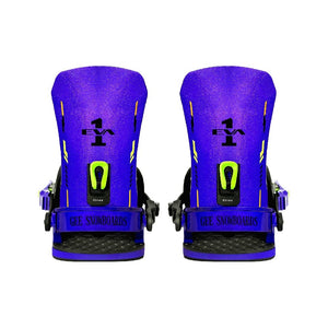 Gee Snowboards × Evangelion Unit-01 Snowboard Binding - back