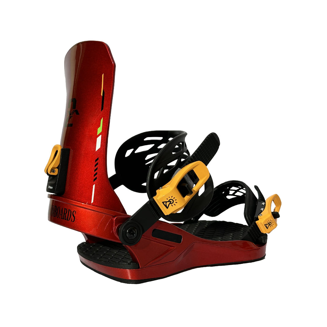 Gee Snowboards × Evangelion Unit-02 Snowboard Binding - side profile