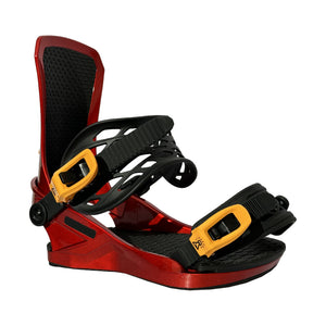 Gee Snowboards × Evangelion Unit-02 Snowboard Binding - three-quarter view