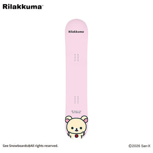 Gee Snowboards × Rilakkuma Snowboard - Korilakkuma - top sheet
