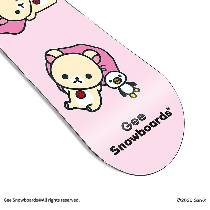 Gee Snowboards × Rilakkuma Snowboard - Korilakkuma - base detail