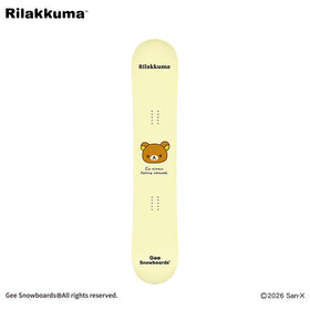 Gee Snowboards × Rilakkuma Snowboard - Rilakkuma - top sheet