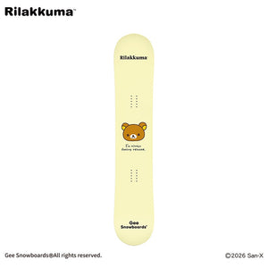 Gee Snowboards × Rilakkuma Snowboard - Rilakkuma - top sheet
