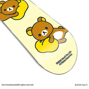 Gee Snowboards × Rilakkuma Snowboard - Rilakkuma - base detail