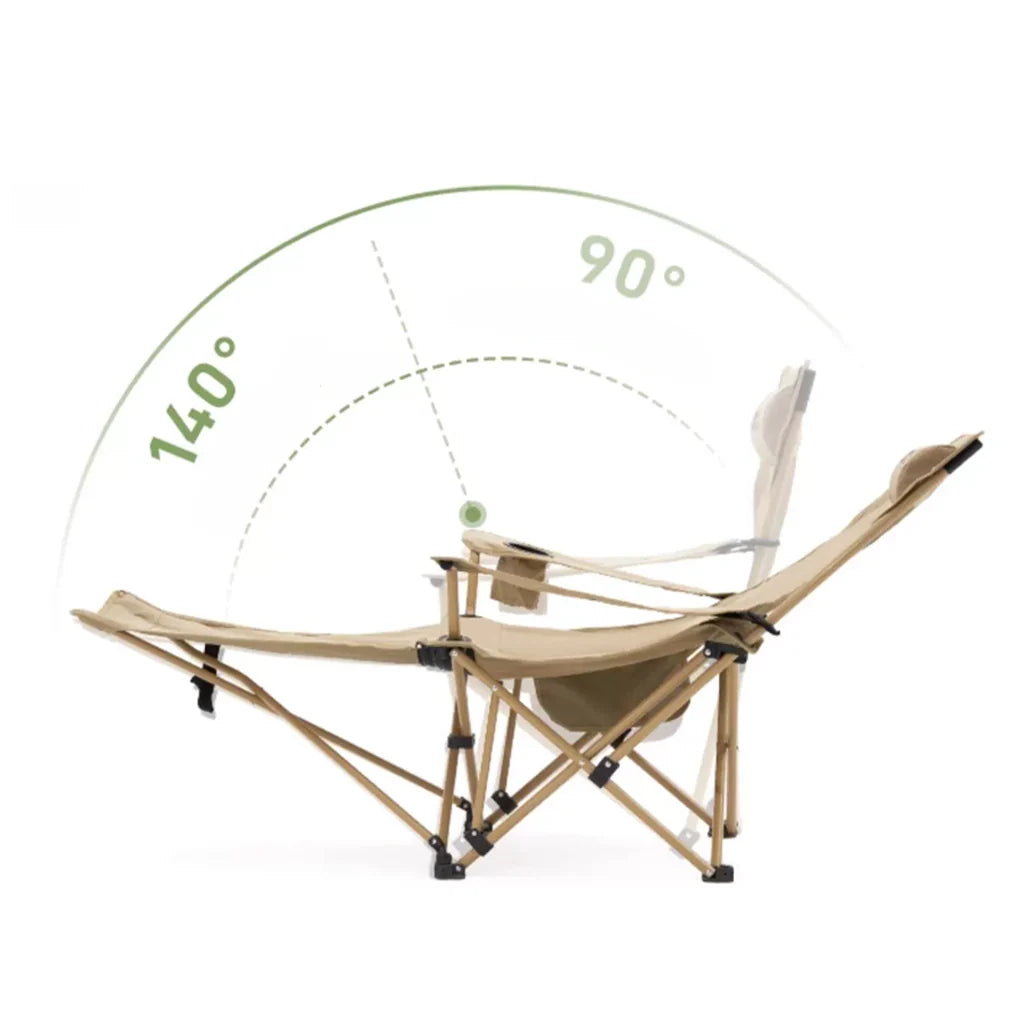 Mobi Garden Joyseeker Recliner Camping Chair - Brown