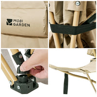 Mobi Garden Joyseeker Recliner Camping Chair - Brown