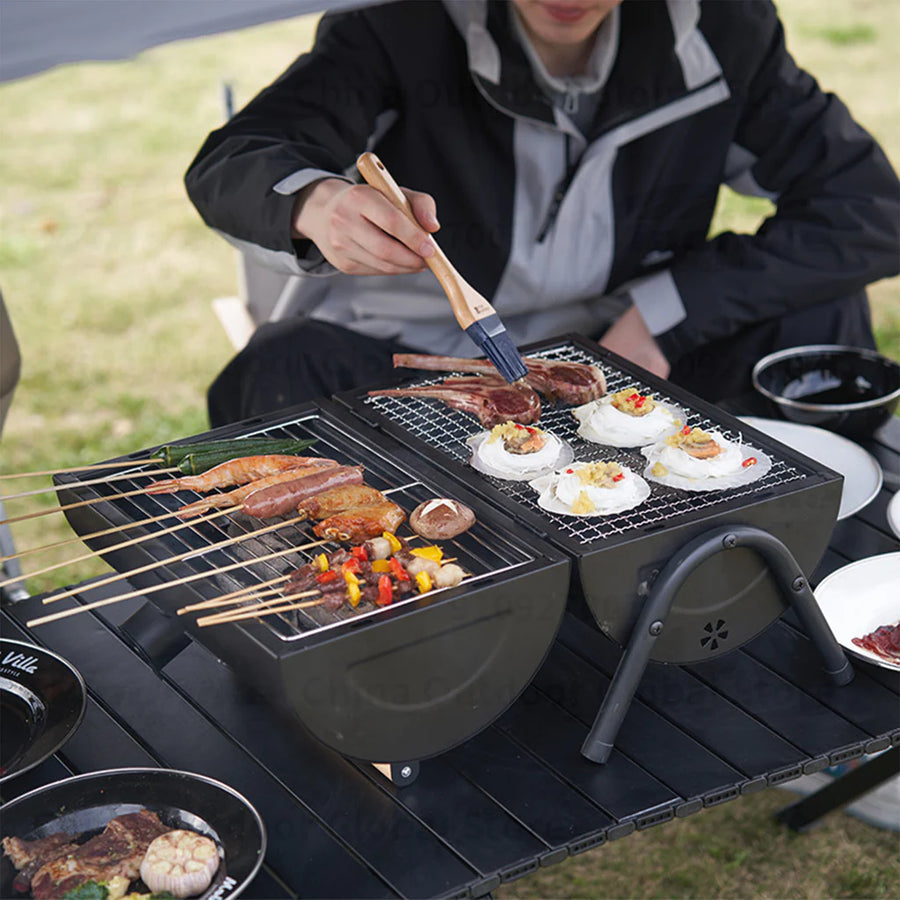 Poêle à barbecue double face Mobi Garden