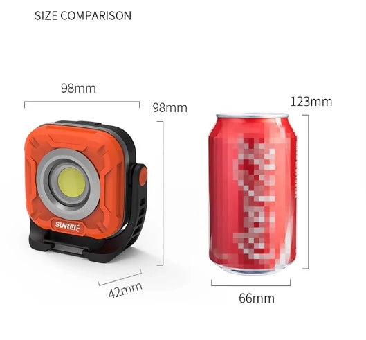 Sunrei C1200 Rechargeable Magnetic Camping Light (2026)