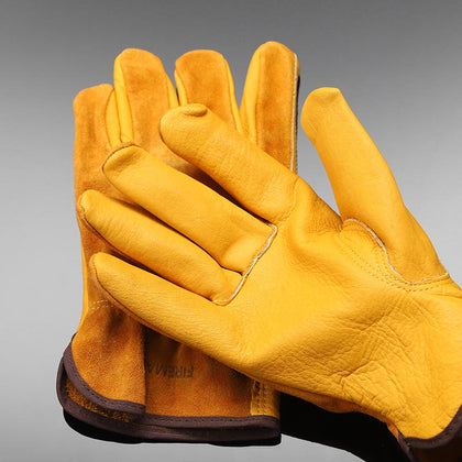 Fire Maple Gingko Cowhide leather Work Gloves 2026