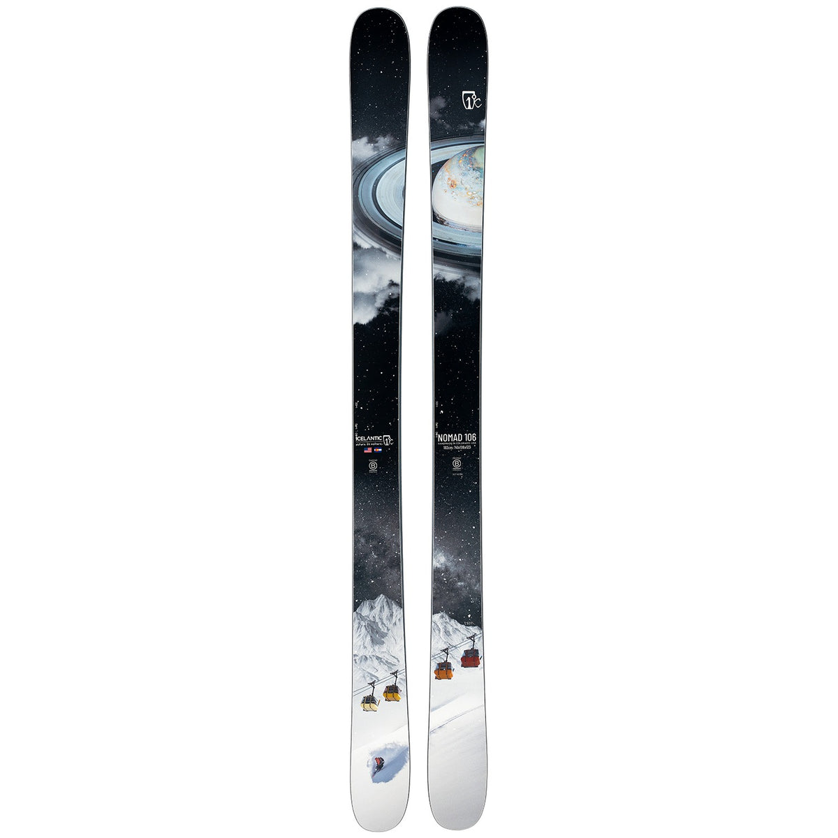 Icelantic Nomad 106 Skis - Men's - pair