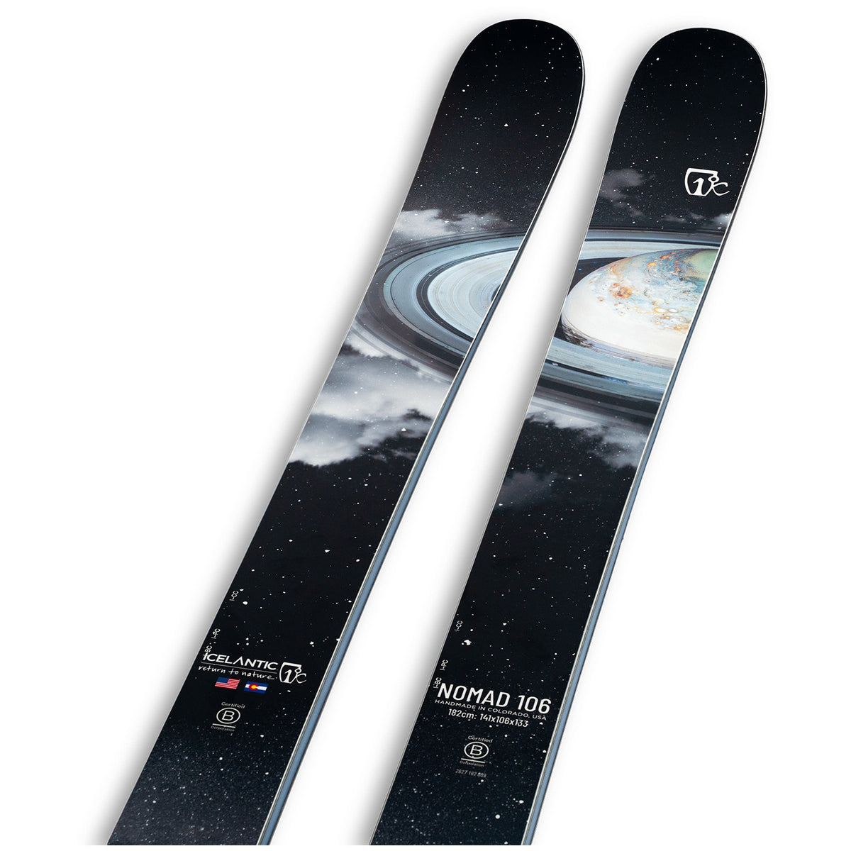Icelantic Nomad 106 Skis - Men's - tip detail