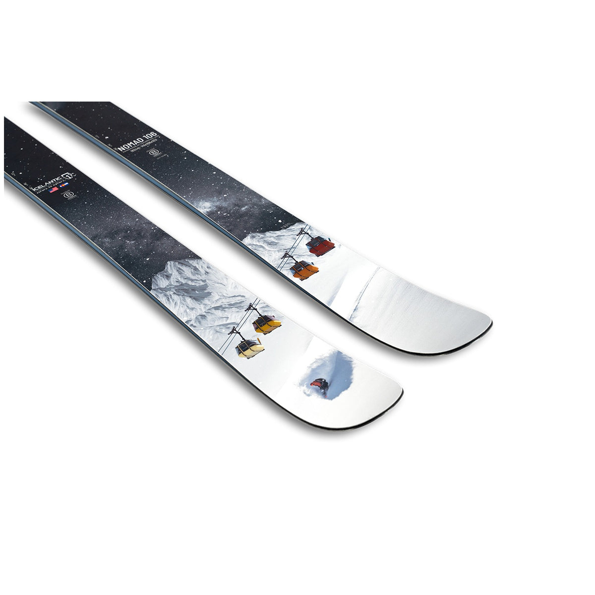 Icelantic Nomad 106 Skis - Men's - tail detail