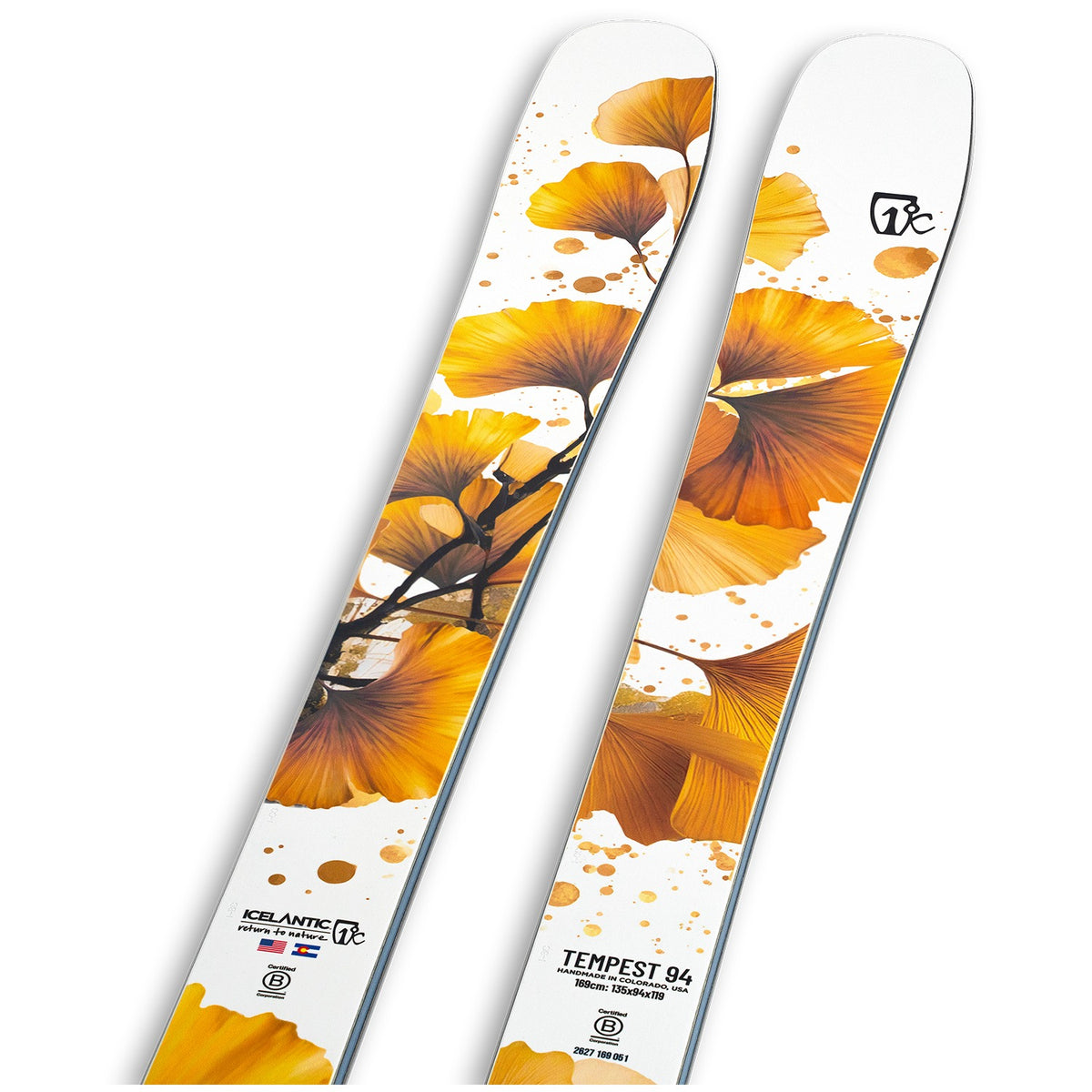 Icelantic Tempest 94 Skis - Women's - tip detail