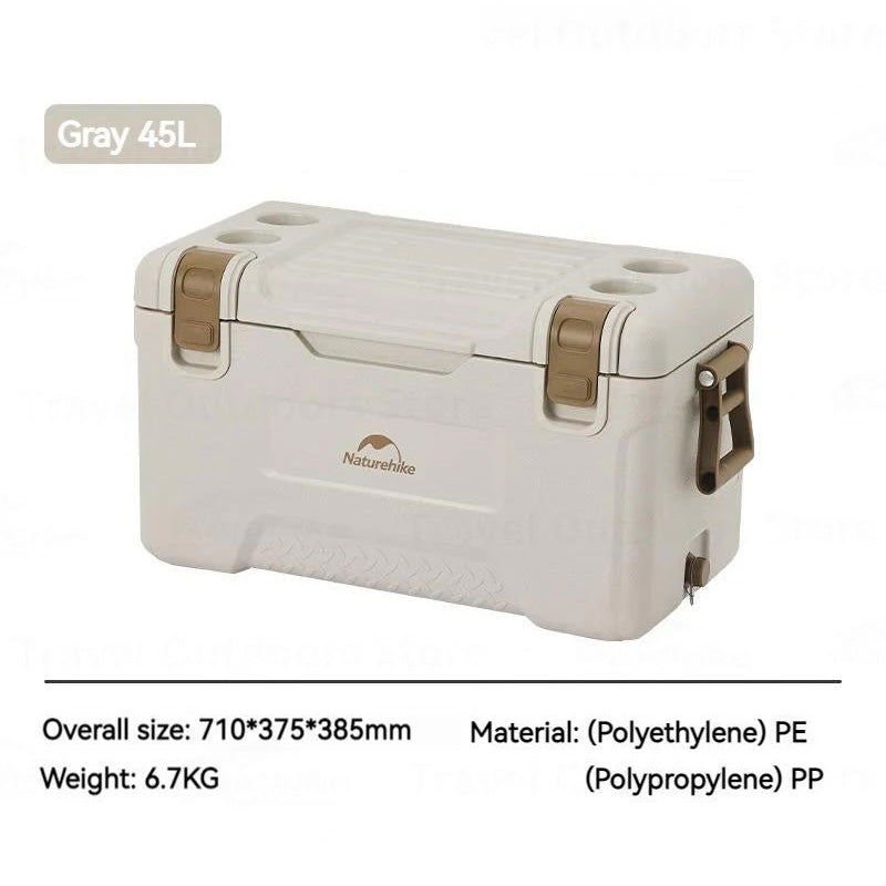 Naturehike (Lingxia 72H) Grey Outdoor Antibacterial Cooler Box