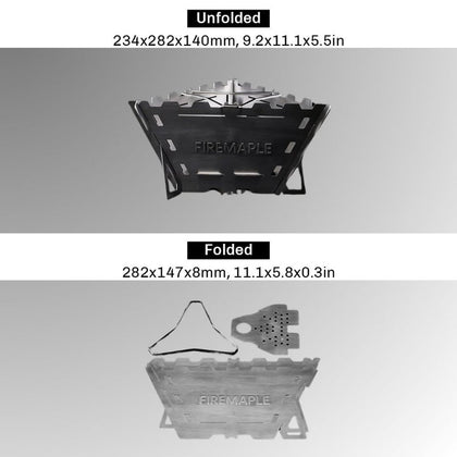 Fire Maple Maverick Wood Stove(3 Panels)