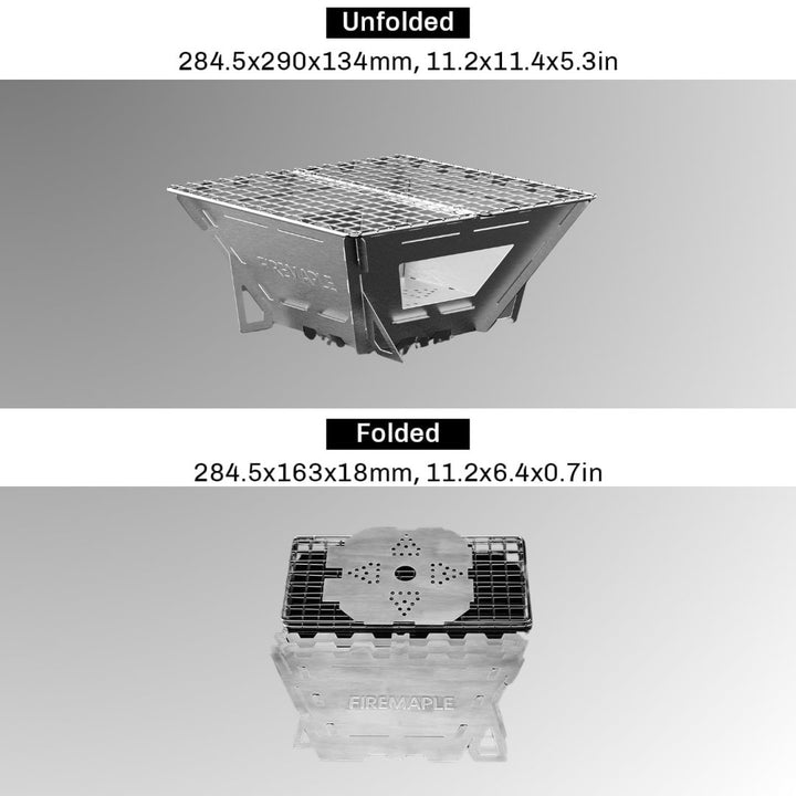 Fire Maple Maverick Wood Stove(4 Panels)