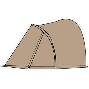 Mobi Garden Vestibule (Anteroom) For Commander 185 Dome Tent - Beige