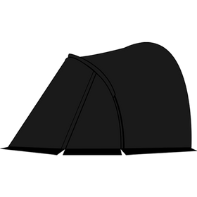 Mobi Garden Vestibule (Anteroom) For Commander 185 Dome Tent - Black